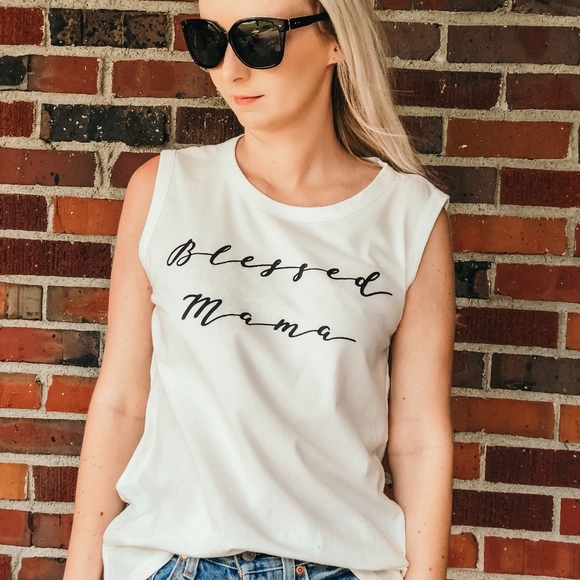 Tops - Blessed Mama Tank